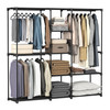 SONGMICS Portable Closet, Shelves, Organizer, Cloakroom, Bedroom, 71.7" x 16.9"