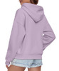 FKEEP WOMEN HOODIES CASUAL BUTTON DOWN SWEATSHIRT DRAWSTRING LONG SLEEVE - S New