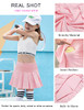 Arshiner Girl's Tennis Skirts with Shorts Athletic Pleated Skirt Workout New
