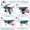 QUEENMORE SMALL DOG SWEATER, SOFT FLEECE VEST PULLOVER JACKET, PEACOCK-BLUE New