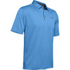UNDER ARMOUR MEN'S TECH GOLF POLO LARGE CAROLINA BLUE (475)/PITCH GRAY New