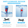 ZIPOUTE SNORKEL MASK FULL FACE, FOLDABLE FULL FACE, CAMERA MOUNT, BLUE S/M