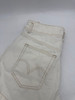 LEVI'S SIZE 27 WOMEN'S HIGH WAIST CONTRAST STITCH MOM SHORTS - ECRU ETHOS New