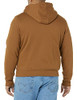 AMAZON ESSENTIALS HOODIE FOR MEN, SHERPA-LINED FLEECE SWEATSHIRT - XS - BROWN New