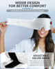 Silk Heated Eye Mask 2000mAh Large Size Cordless Sleep Mask Warm Eye Compresses