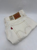 A93070000 LEVI'S SIZE 30 WOMEN'S HIGH WAIST CONTRAST STITCH MOM SHORTS New