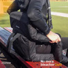 ALPCOUR HEATED MASSAGE RECLINING STADIUM SEAT 25" WIDE - BLACK New