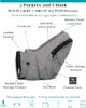 FLEEROSE CPC-CERTIFIED HIP SEAT BABY CARRIER JP0981 - GRAY