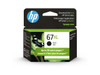 HP 67XL High Yield Black Original Ink Cartridge, ~240 pages, 3YM57AN#140