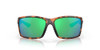 COSTA DEL MAR MEN REEFTON RECTANGULAR 64MM MATTE TORTOISE/GREEN MIRRORED