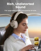 SOUNDCORE SPACE ONE PRO FLEXICURVE OVER-EAR HEADPHONE CREAM WHITE