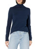 AMAZON ESSENTIALS WOMEN YEAR ROUND LONG SLEEVE TURTLENECK, SIZE L, NAVY New