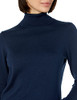 AMAZON ESSENTIALS WOMEN YEAR ROUND LONG SLEEVE TURTLENECK, SIZE L, NAVY New