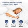 CGK UNLIMITED QUEEN PILLOW CASES, SET OF 4 HOTEL QUALITY COVERS - WHITE New
