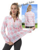 WOMEN'S TENNIS GOLF SHIRT LONG SLEEVED TOP SPORT ACTIVEWEAR V-NECK LARGE