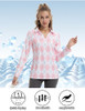 WOMEN'S TENNIS GOLF SHIRT LONG SLEEVED TOP SPORT ACTIVEWEAR V-NECK LARGE