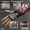 SIMARI BREATHABLE WORKOUT GLOVES M - SIZE: MEN M - COLOR: 1B-CALYPSO CORAL