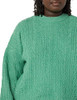 AMAZON ESSENTIALS WOMEN'S CABLE KNIT SOFT TOUCH CREWNECK SAGE GREEN SIZE S New