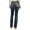 SILVER JEANS W31/L34 WOMEN'S SUKI MID RISE CURVY FIT INDIGO WASH BOOTCUT JEANS
