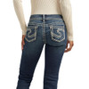 SILVER JEANS W31/L34 WOMEN'S SUKI MID RISE CURVY FIT INDIGO WASH BOOTCUT JEANS