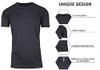 MPT-Z100BK S-2XL GALAXY BY HARVIC MEN'S PERFORMANCE MOISTURE WICKING ACTIVE New