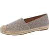 CALVIN KLEIN WOMEN'S POPULAR BALLET FLAT - SIZE: WOMEN 9 - TAUPE LOGO