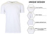 GALAXY BY HARVIC 2XL MEN'S PERFORMANCE MOISTURE WICKING ACTIVE TEE - WHITE New