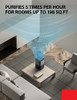 TOSHIBA AIR PURIFIERS FOR HOME UP TO 198 FT²|H13 TRUE HEPA FILTER|12H TIMER