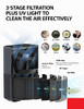 TOSHIBA AIR PURIFIERS FOR HOME UP TO 198 FT²|H13 TRUE HEPA FILTER|12H TIMER