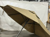 CALIFORNIA UMBRELLA 9' ROUND ALUMINUM POLE FIBERGLASS RIB UMBRELLA - CHAMPAGNE