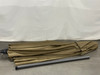 CALIFORNIA UMBRELLA 9' ROUND ALUMINUM POLE FIBERGLASS RIB UMBRELLA - CHAMPAGNE