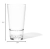 TOSSWARE PRO 16oz Pint, SET OF 24, Premium Quality, Tritan Dishwasher Safe New