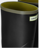 HUNTER ARGYLL BULLSEYE FULL KNEE WELLINGTON BOOTS - SIZE: MEN 9 WOMEN 10 - BLACK