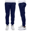 BASTION TRAIL MEN'S FLEECE DRAWSTRING JOGGER PANTS - NAVY - SIZE XL New