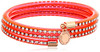 MARC JACOBS MARC BY MARC JACOBS KNOCKOUT PINK SLINKY BANGLE BRACELET - PINK New