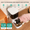 FLUFFYDREAM AUTOMATIC CAT FEEDER WITH APP CONTROL PF120 - WHITE