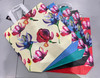 CINDY CLAIRE SHOPPING BAGS- FLORAL PATTERN 19X15 5 ASST - MULTI-COLOR New