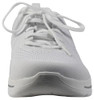 124404 SKECHERS WOMEN'S GO WALK ARCH FIT-MOTION BREEZE WHITE/SILVER SIZE 6.5