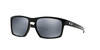OAKLEY MEN'S OO9262 SLIVER RECTANGULAR SUNGLASSES POLISHED BLACK/BLACK