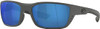 COSTA DEL MAR WHITETIP MENS POLARIZED SIZE 58 - MATTE GRAY/BLUE MIRROR 580G