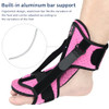 OUHOS PLANTAR FASCIITIS NIGHT SPLINT 3 ADJUSTABLE NIGHT SPLINT FOR FEMALE PINK