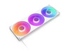 NZXT F SERIES RGB CORE 420MM WHITE SINGLE-FRAME RBG FAN UNIT