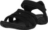 Teva Women's Tirra Sandal Black/Black Size 8.5