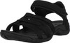 Teva Women's Tirra Sandal Black/Black Size 8.5