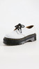 Dr. Martens Women's 1461 Quad II Platform White Polished Smooth