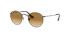 RAY BAN RAY-BAN RB3447N ROUND FLAT LENS SUNGLASSES LENS WIDTH: 53MM