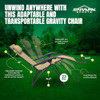 CARAVAN SPORTS ZERO GRAVITY OUTDOOR FOLDING PATIO LOUNGE CHAIR - BEIGE