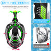 ZIPOUTE SNORKEL MASK FULL FACE\ FOLDABLE FULL FACE - S/M - BLACK/YELLOW
