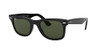RAY BAN RAY-BAN RB2140 ORIGINAL WAYFARER LENS WIDTH: 50MM - BLACK/G-15 GREEN