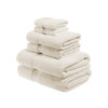 BIBB HOME SUPERIOR EGYPTIAN COTTON PILE HEAVYWEIGHT 6-PIECE TOWEL SET - CREAM